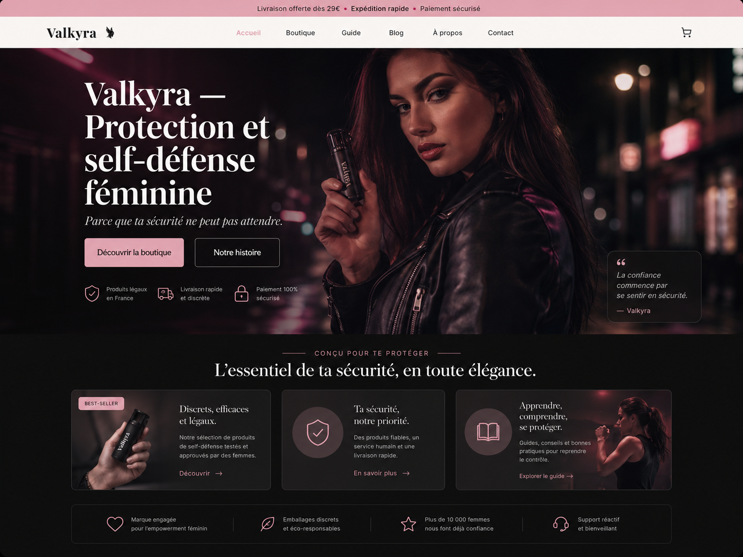 Aperçu du projet Valkyra